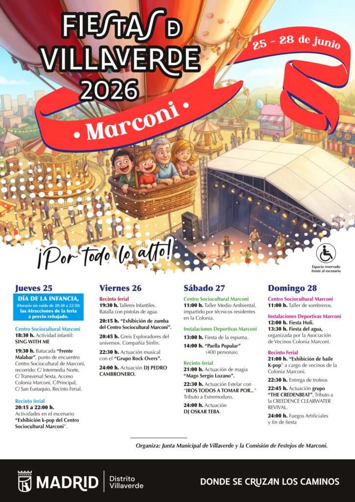 Cartel de las Fiestas de Marconi