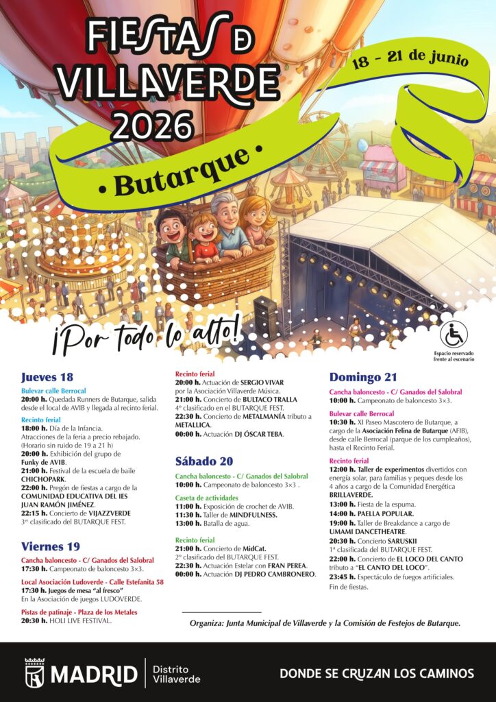 Cartel de las fiestas de Butarque