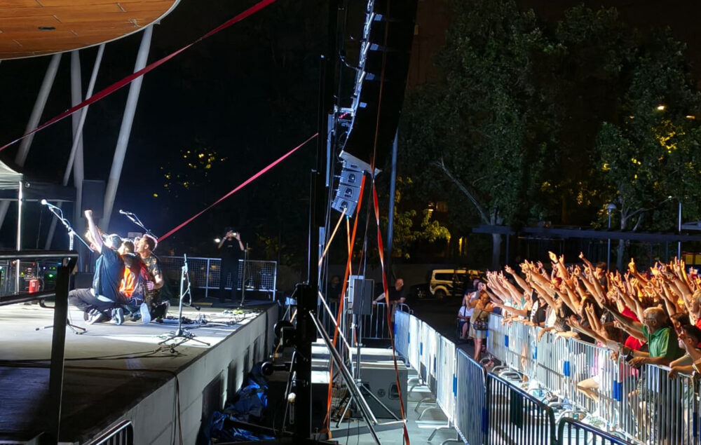 Concierto durante las fiestas de ciudad de los ángeles