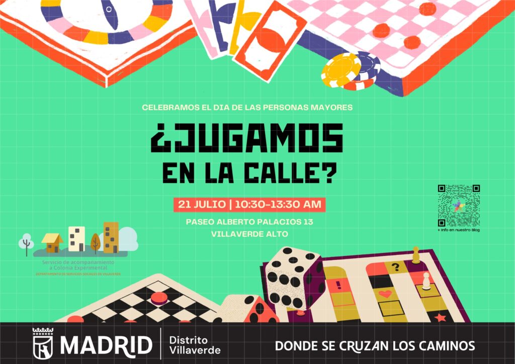 Cartel de Jugamos en la calle