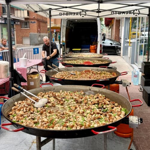 Imagen de la paella popular