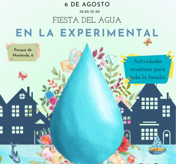Cartel de la Fiesta del Agua en la Experimental