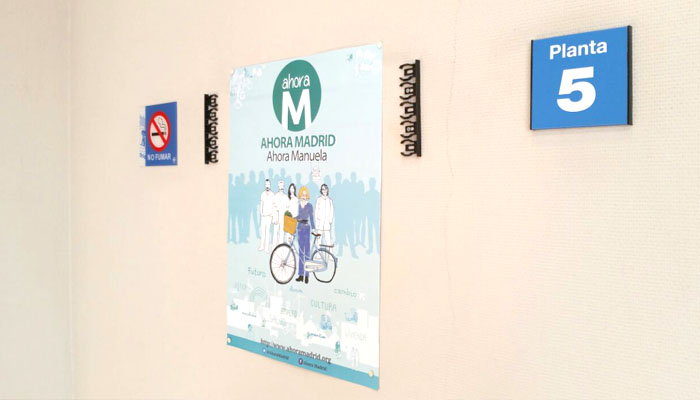 Cartel Ahora Madrid