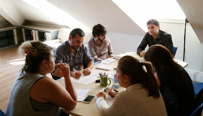 Reunión de trabajo grupo municipal Ahora Madrid