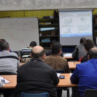 Desempleados madrileños en un curso formativo de la Agencia para el Empleo