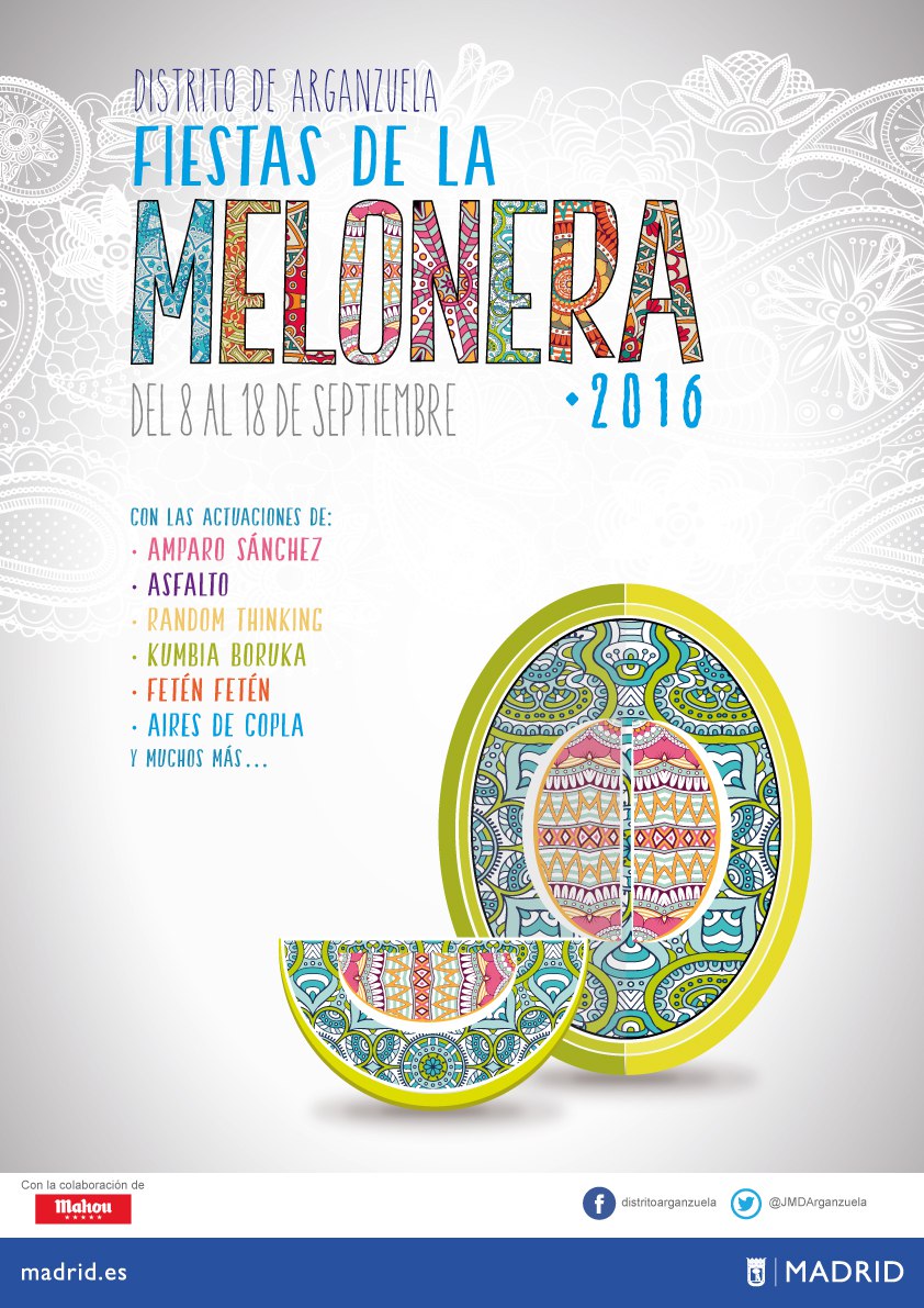 Cartel de La Melonera 2016