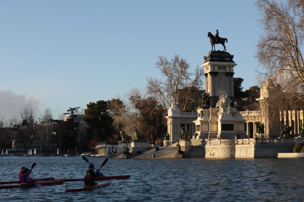 Mirador de Alfonso XII junto al estanque del Retiro