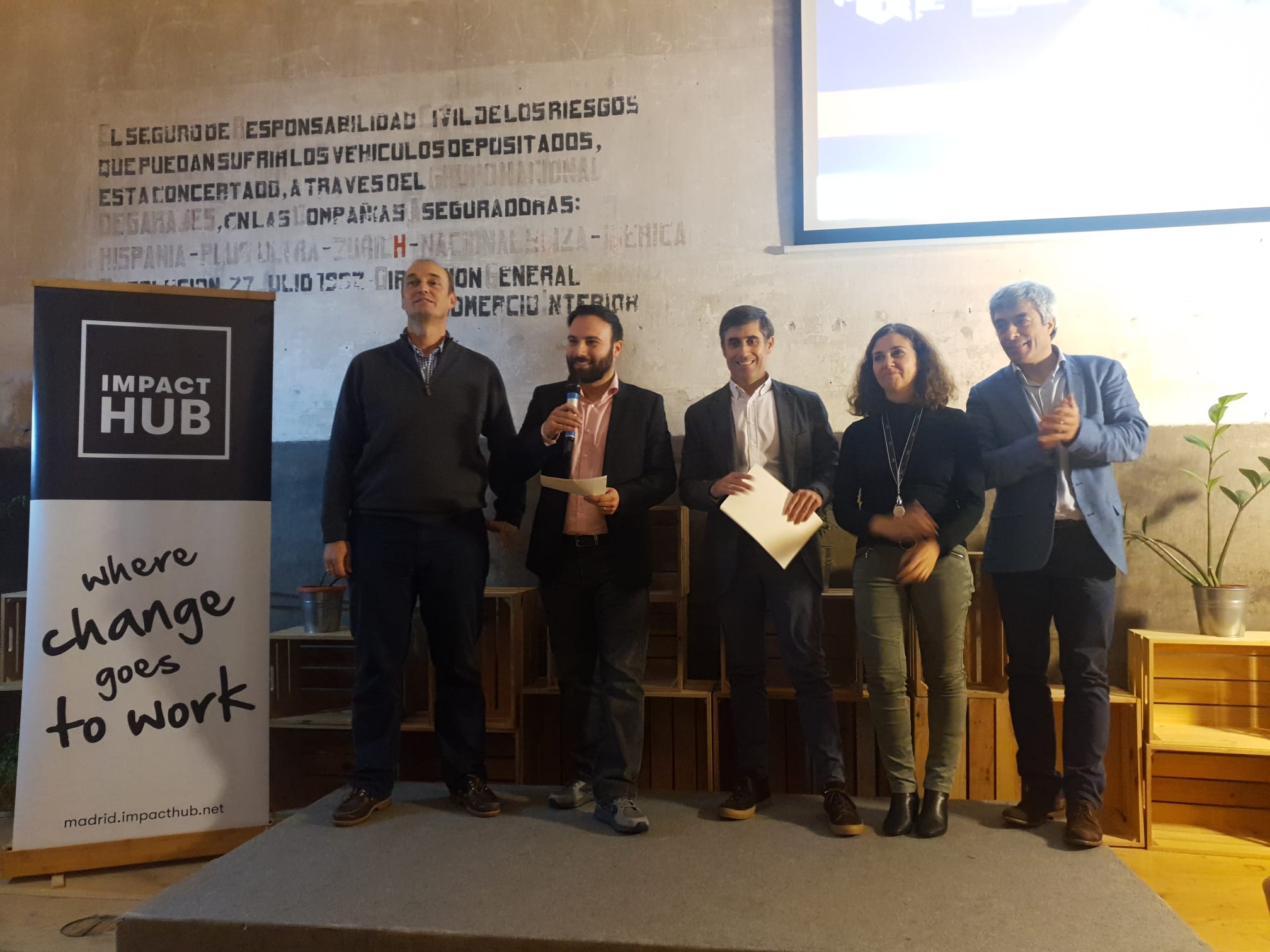 Ángel Niño en la inauguración del espacio Hack4Cities