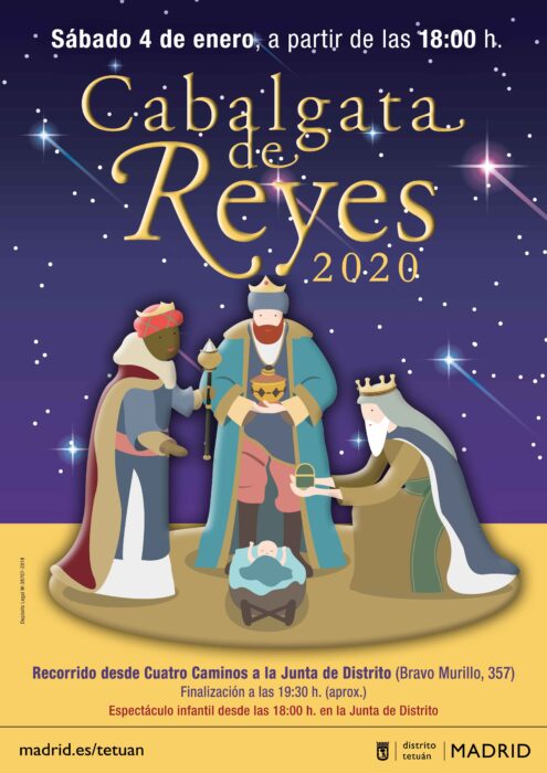 Cartel de la cabalgata de Tetuán