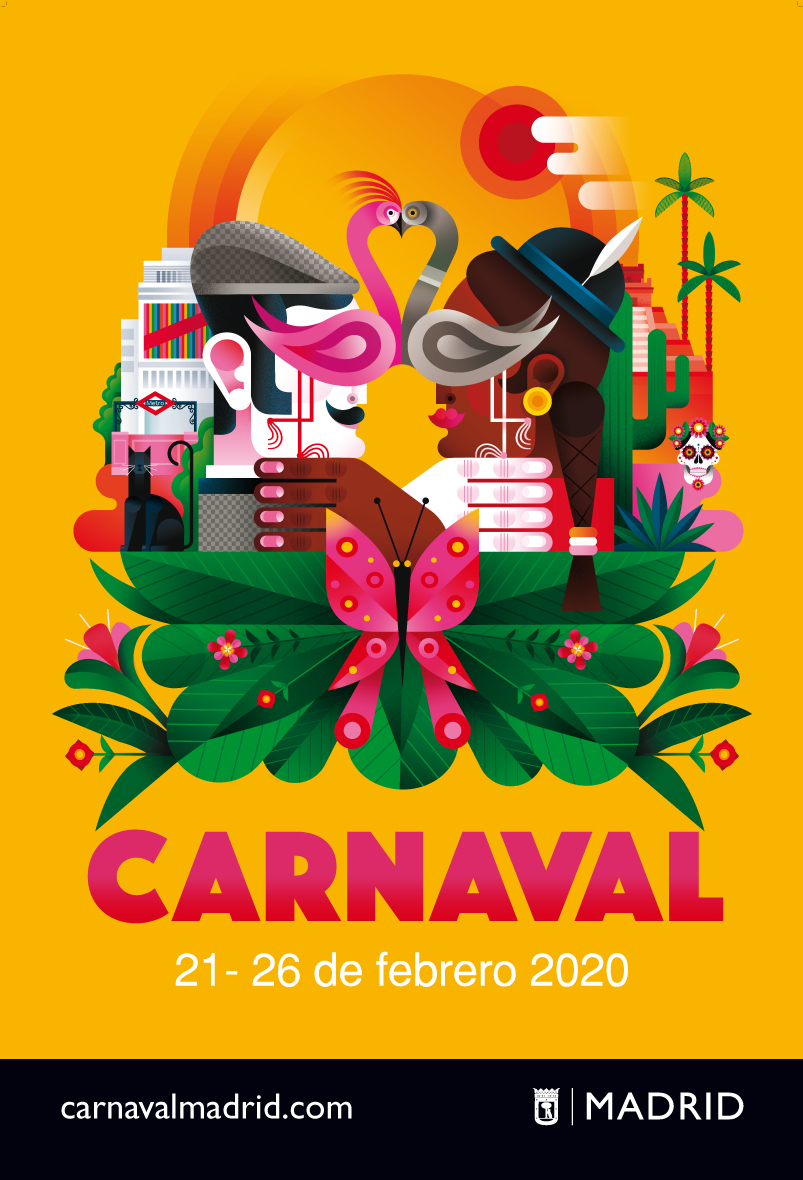 Cartel del Carnaval de Madrid 2020