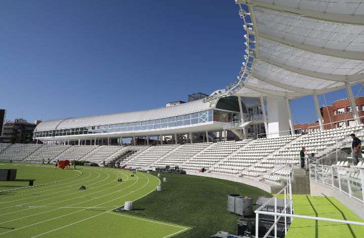 Estadio Vallehermoso, el primero en abrir el próximo lunes