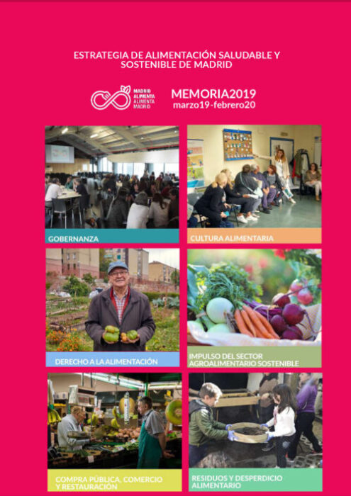 Portada Memoria Estrategia de Alimentación Saludable y Sostenible de Madrid
