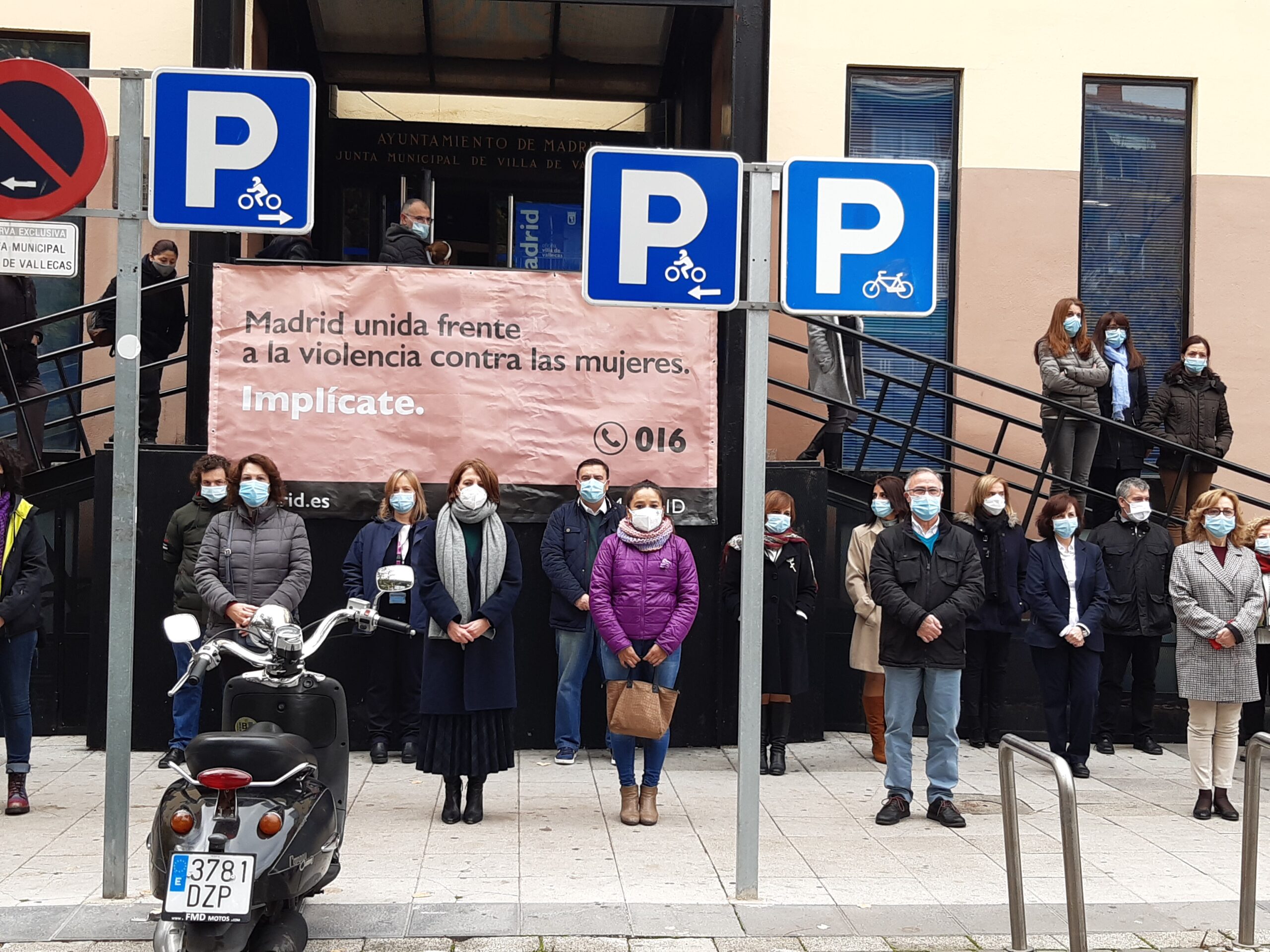 25N - Minuto de Silencio Distrito Villa de Vallecas