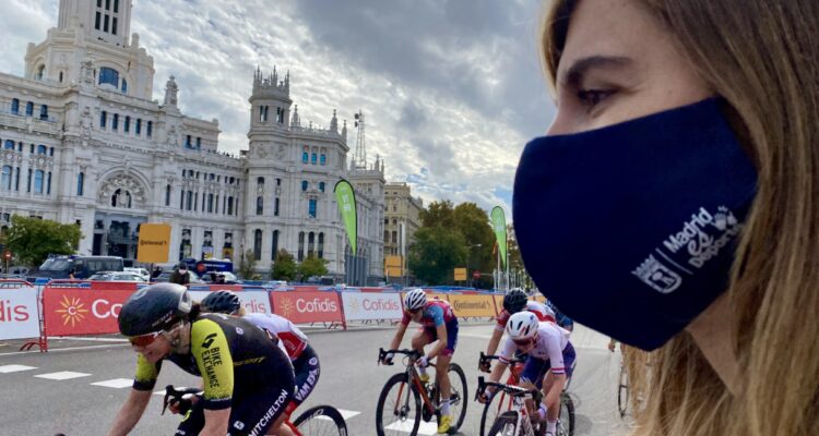 Miranda en la entrega de trofeos de la 6ª edición Ceratizit Challenge by La Vuelta