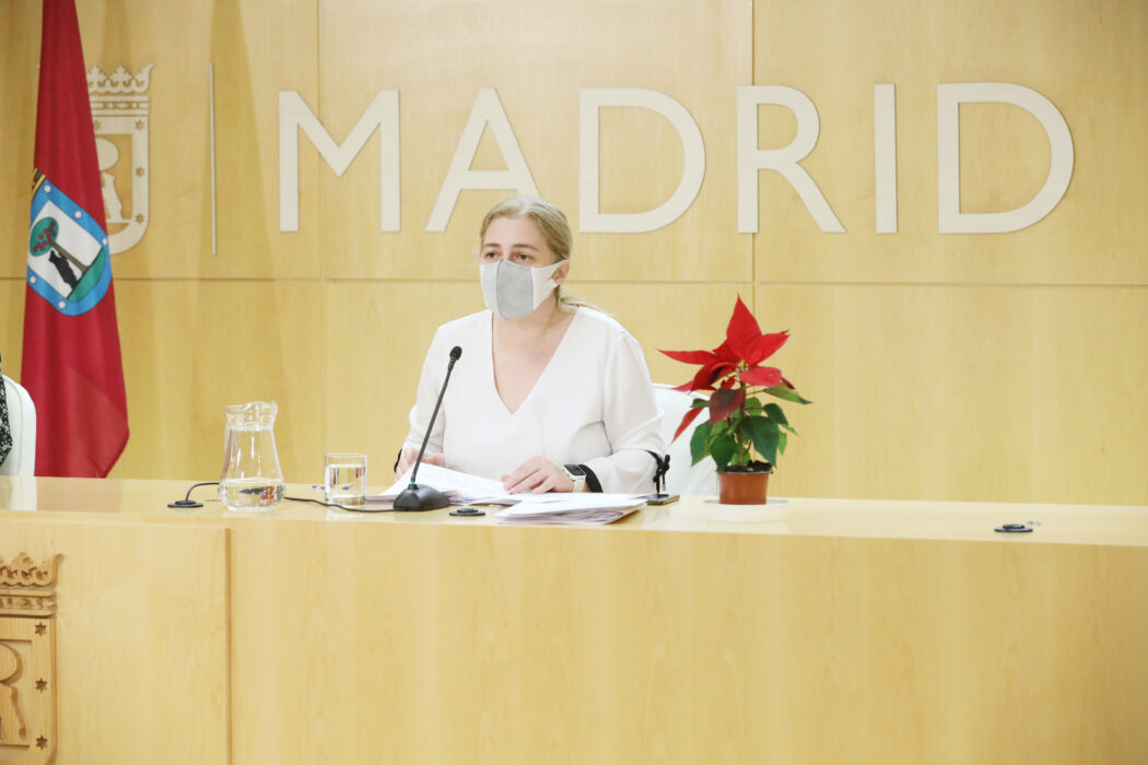 Sanz durante la rueda de prensa posterior a la Junta de Gobierno