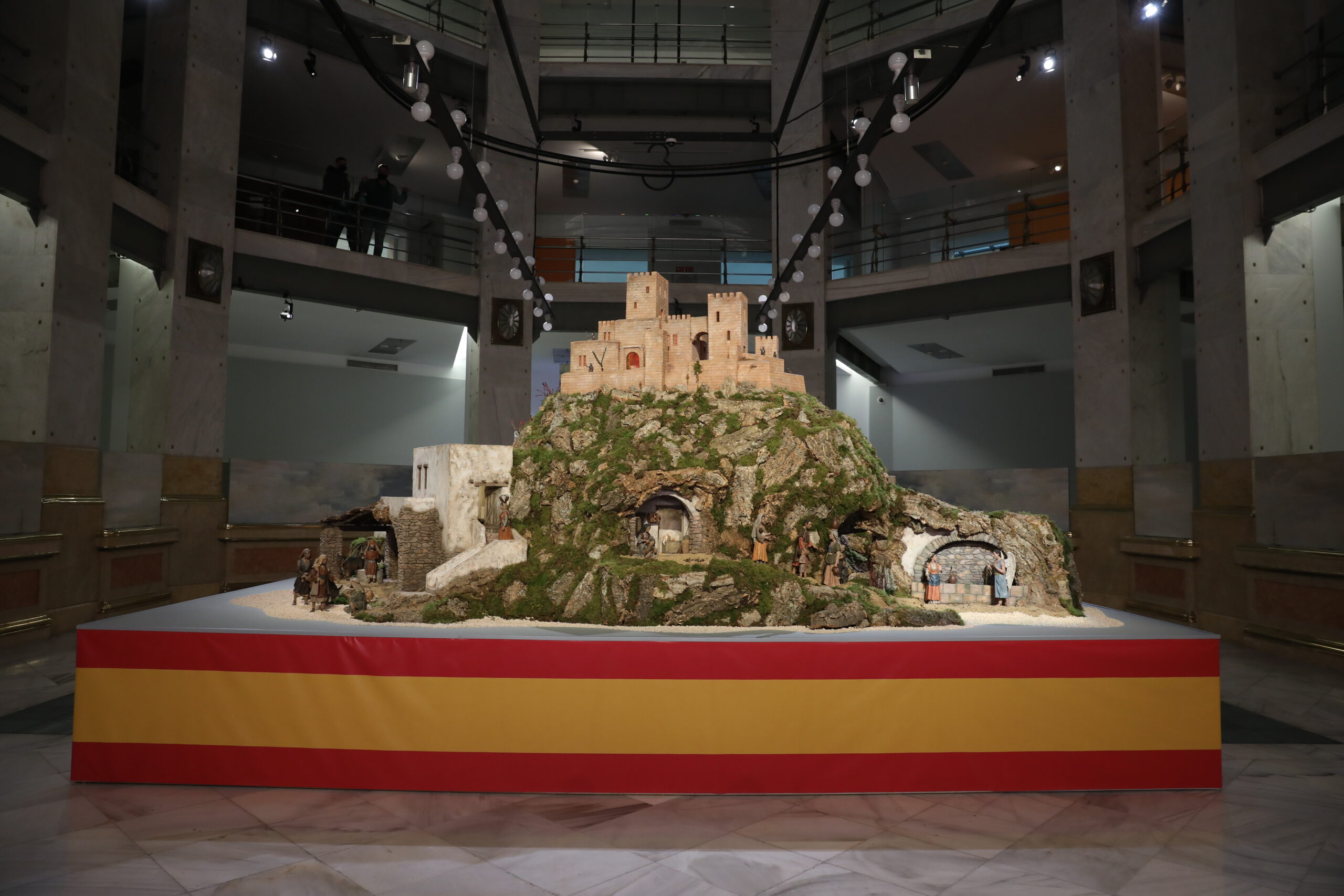 Belén en el Patio de Operaciones del Palacio de Cibeles