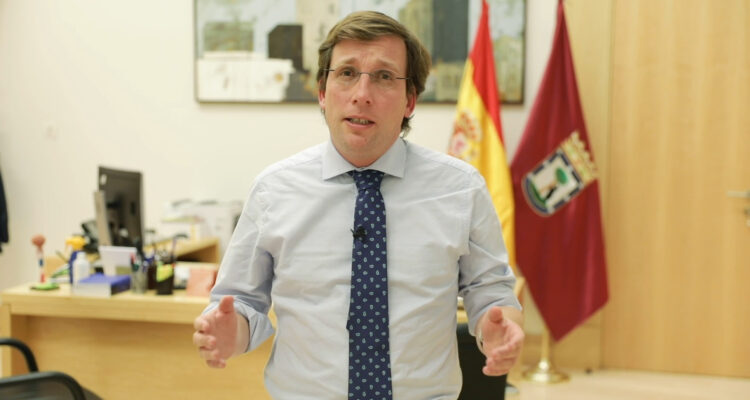 José Luis Martínez-Almeida en su intervención durante la inaugurado hoy el Foro GovTech