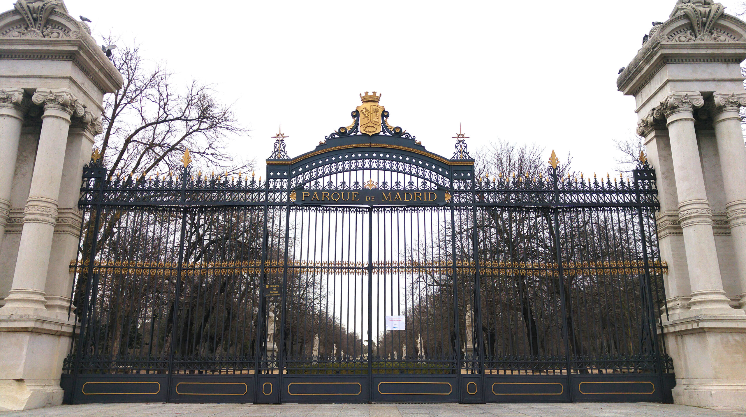 Puerta de acceso al parque Jardines del Buen Retiro