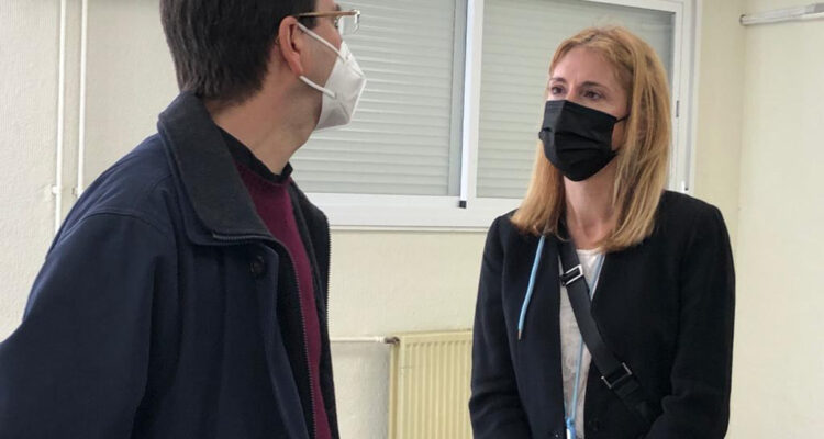 Saavedra y Casariego visitan el Espacio de Participación Ciudadana de San Faustino