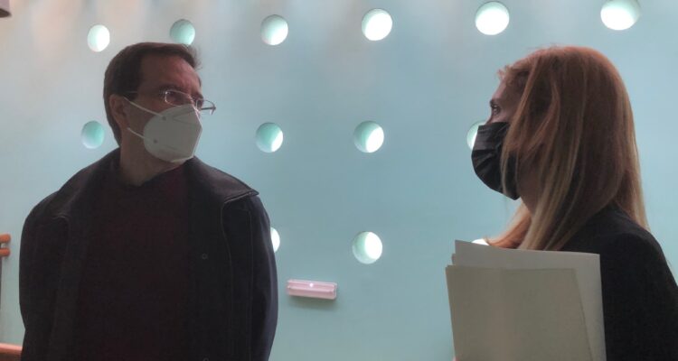 Saavedra y Casariego visitan el Espacio de Participación Ciudadana de San Faustino