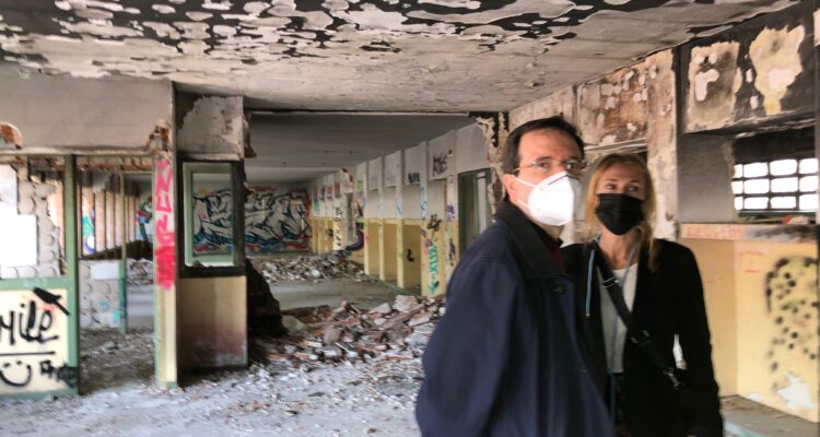 Saavedra y Casariego en el futuro Centro de Formación Especializado en TIC