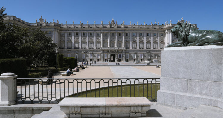 Año Sabatini, el Palacio Real desde la plaza de Oriente