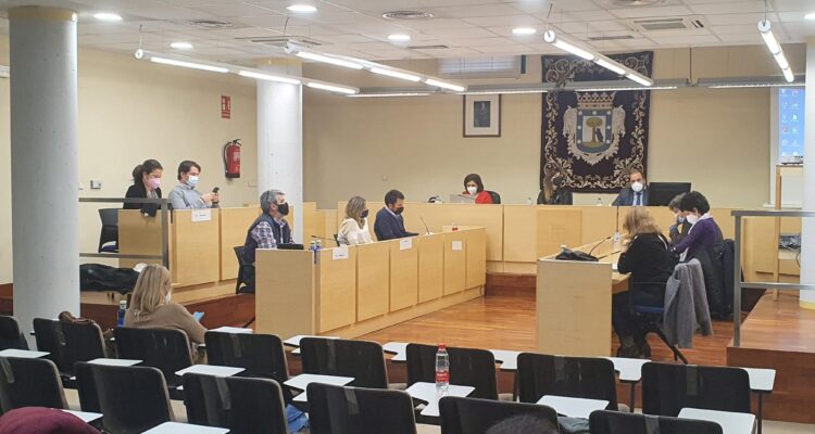 Pleno celebrado este martes en el distrito de Barajas