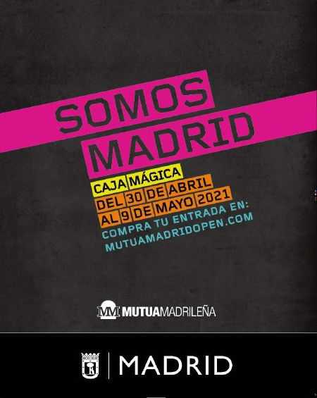 Cartel del Torneo de Tenis Mutua Open Madrid 2021