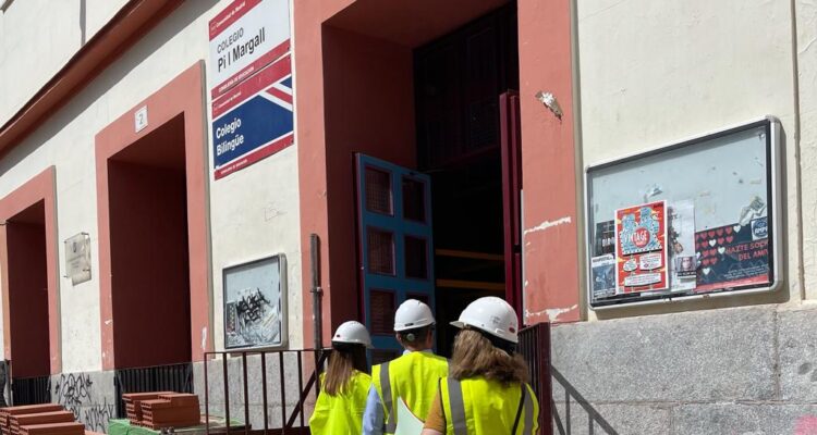 Visita a las obras del CEIP Pi I Margall