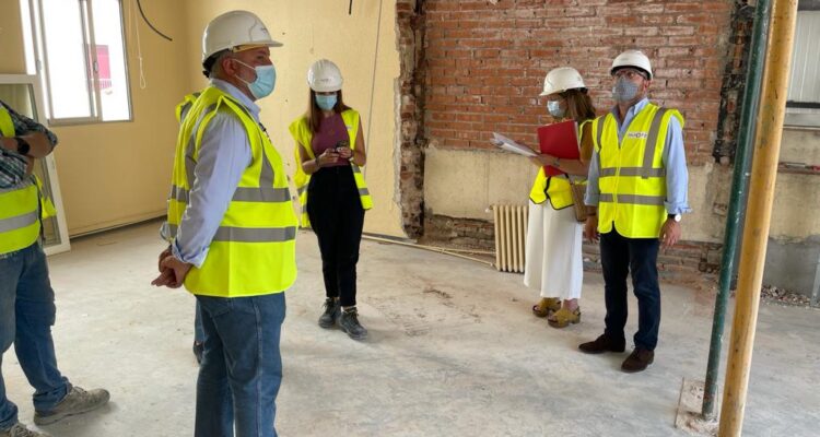 Visita a las obras de la Escuela Infantil Municipal El Duende