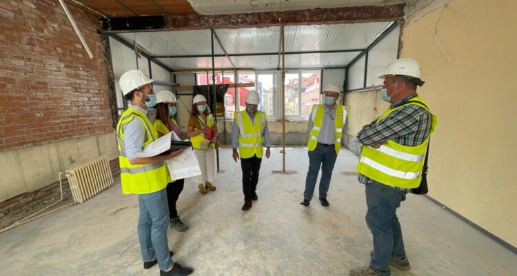 Visita a las obras de la Escuela Infantil Municipal El Duende