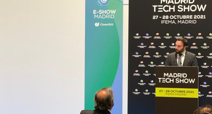 Ángel Niño, en la clausura de Madrid Tech Show