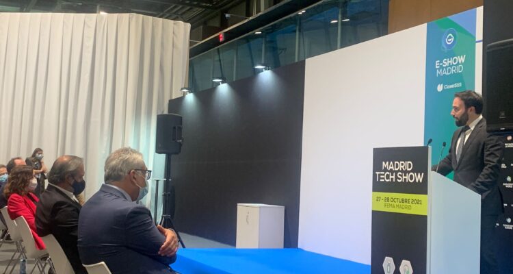 Ángel Niño, en la clausura de Madrid Tech Show