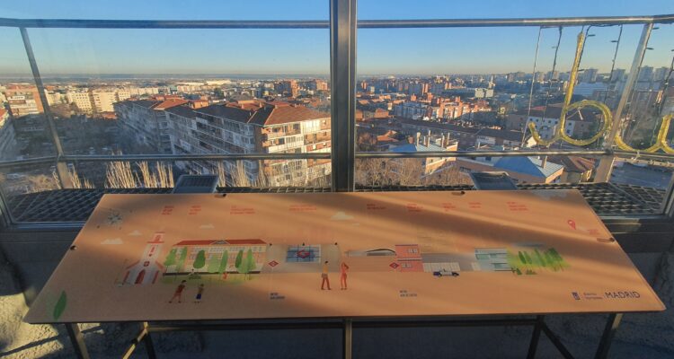 Alberto Serrano durante la presentación del programa ‘Qué ver en Hortaleza’