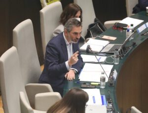 Intervención de Pepe Aniorte durante la sesión plenaria