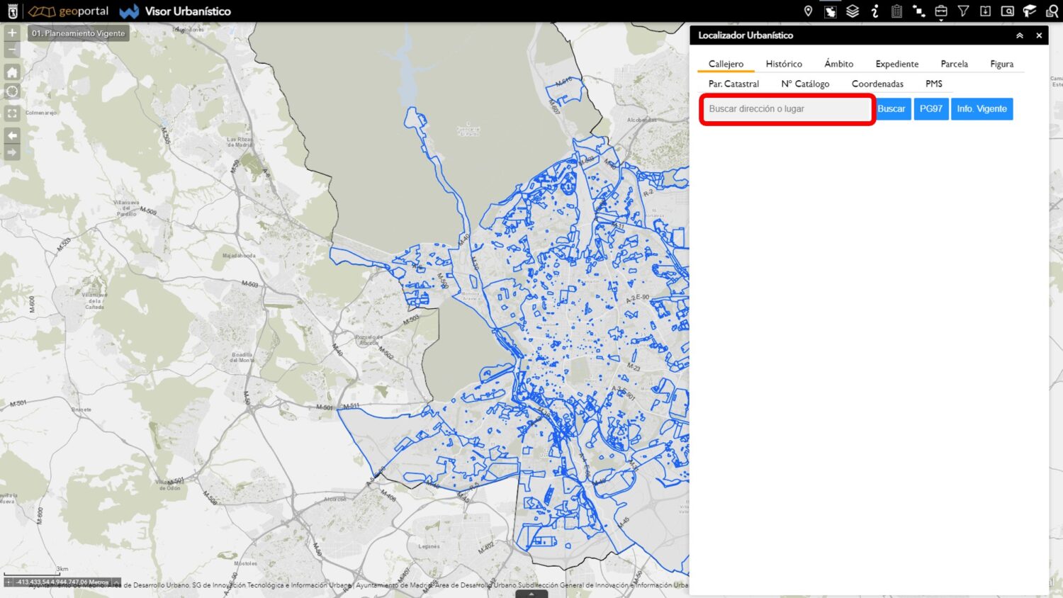 El visor urbanístico de Madrid se renueva para ofrecer una experiencia