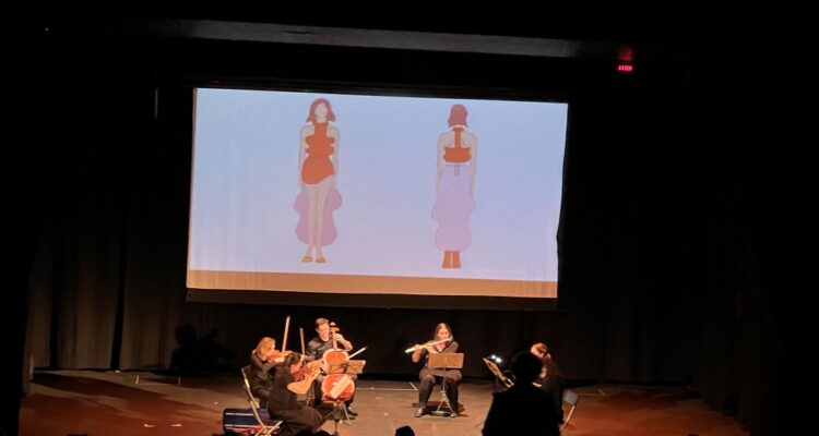 Actuación musical durante el certamen