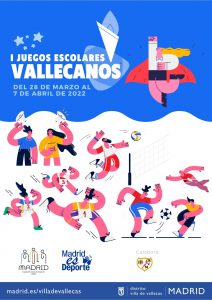 Cartel I Juegos Escolares Vallecanos