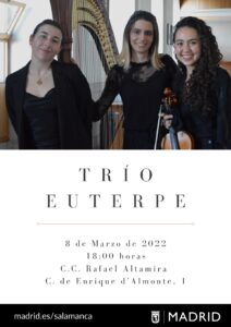 Cartel del concierto conmemorativo del 8M en el distrito de Salamanca