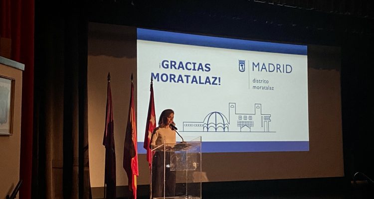 Maíllo en acto homenaje pandemia en Moratalaz