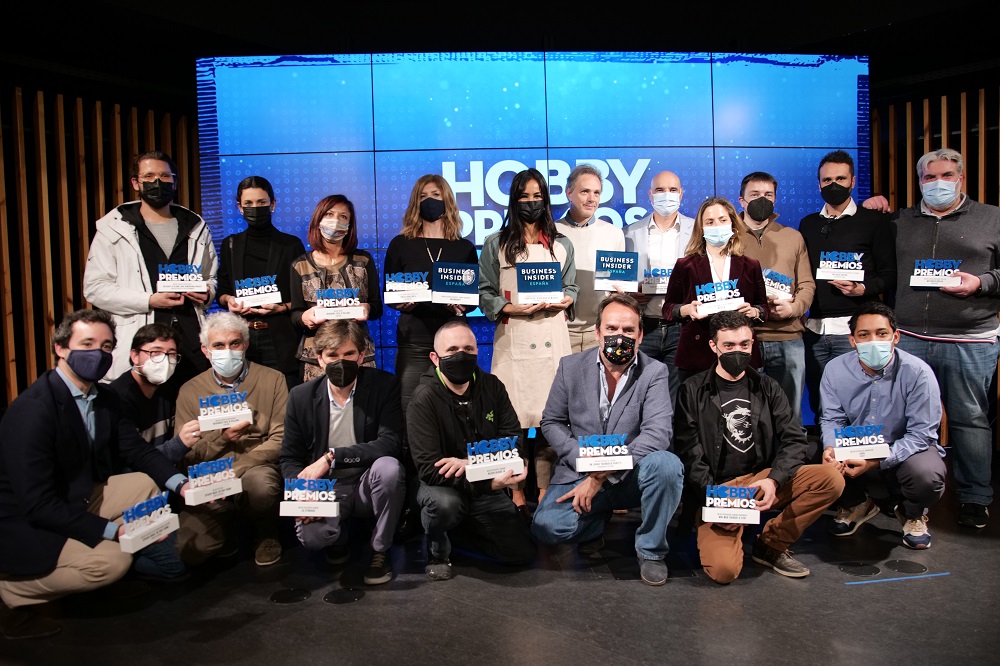 Begoña Villacís con todos los premiados