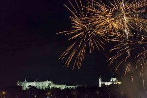 Fuegos artificiales en San Isidro (imagen de archivo)