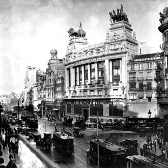 Inicio calle Alcalá (1928)