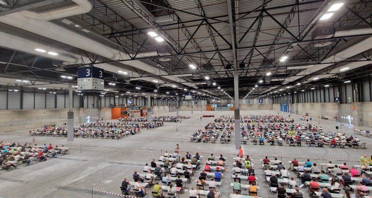 Prueba realizada por aspirantes a conductor de la EMT