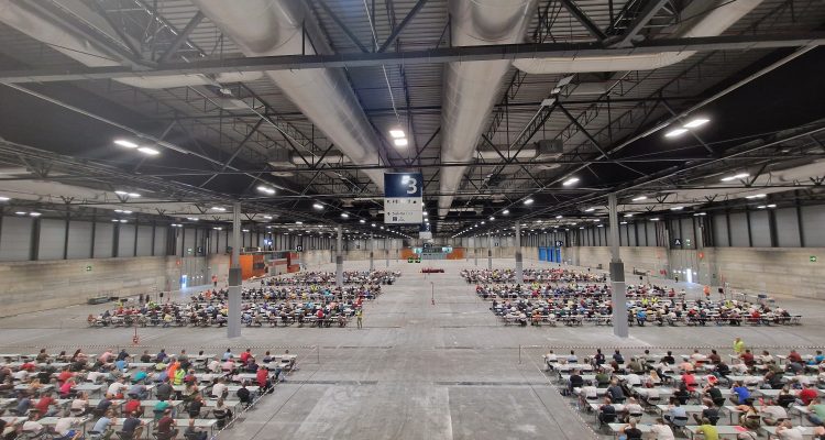 Prueba realizada por aspirantes a conductor de la EMT