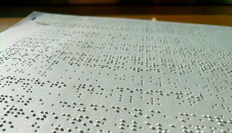 Sistema de alfabeto braille
