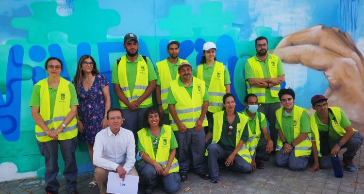 Casariego y UID en inauguración muro Espacio Inclusión