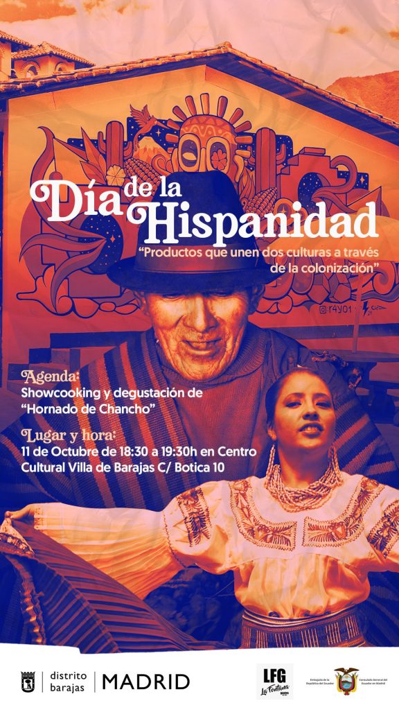 Cartel Día Hispanidad de Barajas