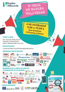 Cartel II Feria Empleo Villaverde