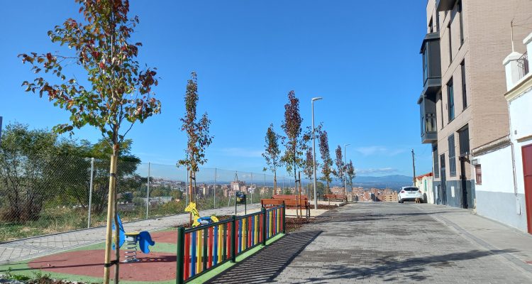 Calle Cosmos después de las obras